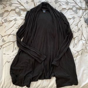 Ann Taylor black open cardigan